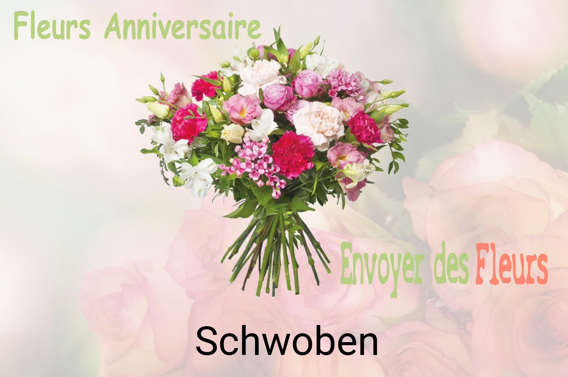 Bouquet de fleurs d’anniversaire livré à Schwoben